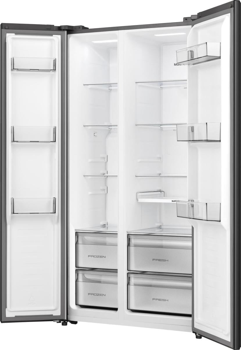 Hisense RS3P558NEFD frigo américain Pose libre 544 L Noir - vue 7