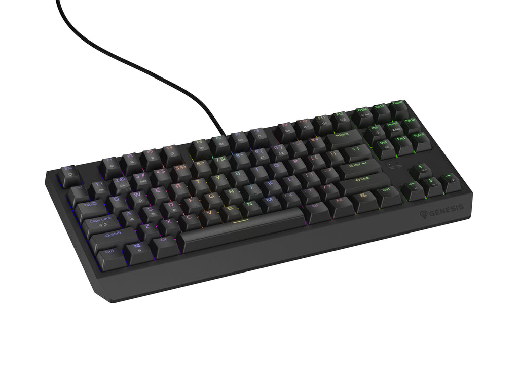 GENESIS Thor 230 TKL clavier Gaming USB + RF Wireless + Bluetooth QWERTY Noir