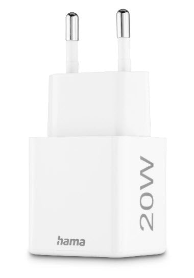 Hama 00201991 Chargeur Secteur Charge Rapide USB-C, Blanc