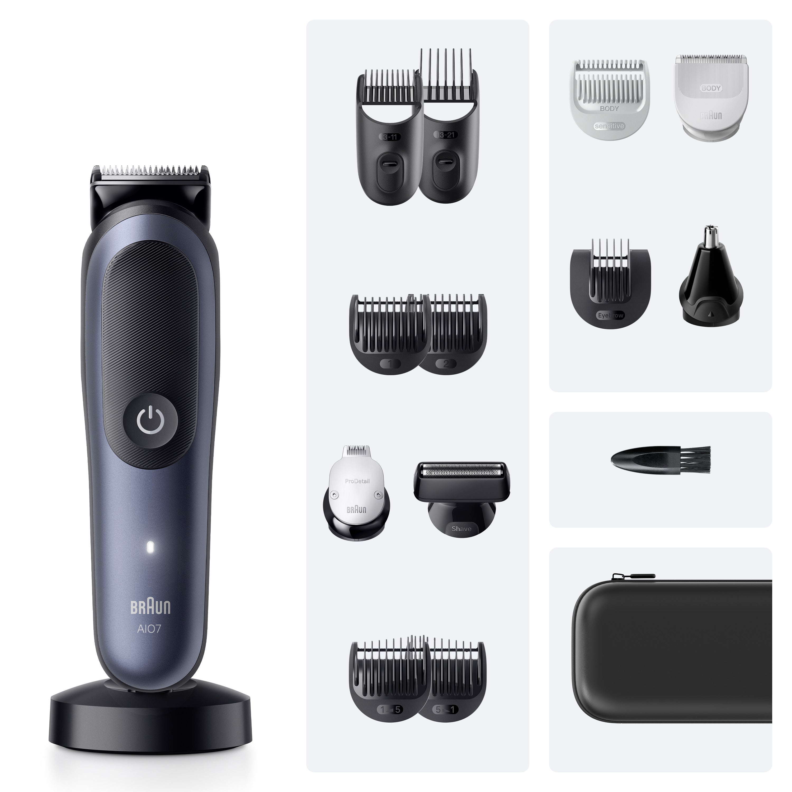 Braun 80789909 tondeuse à cheveux Bleu foncé 21 Lithium-Ion (Li-Ion)