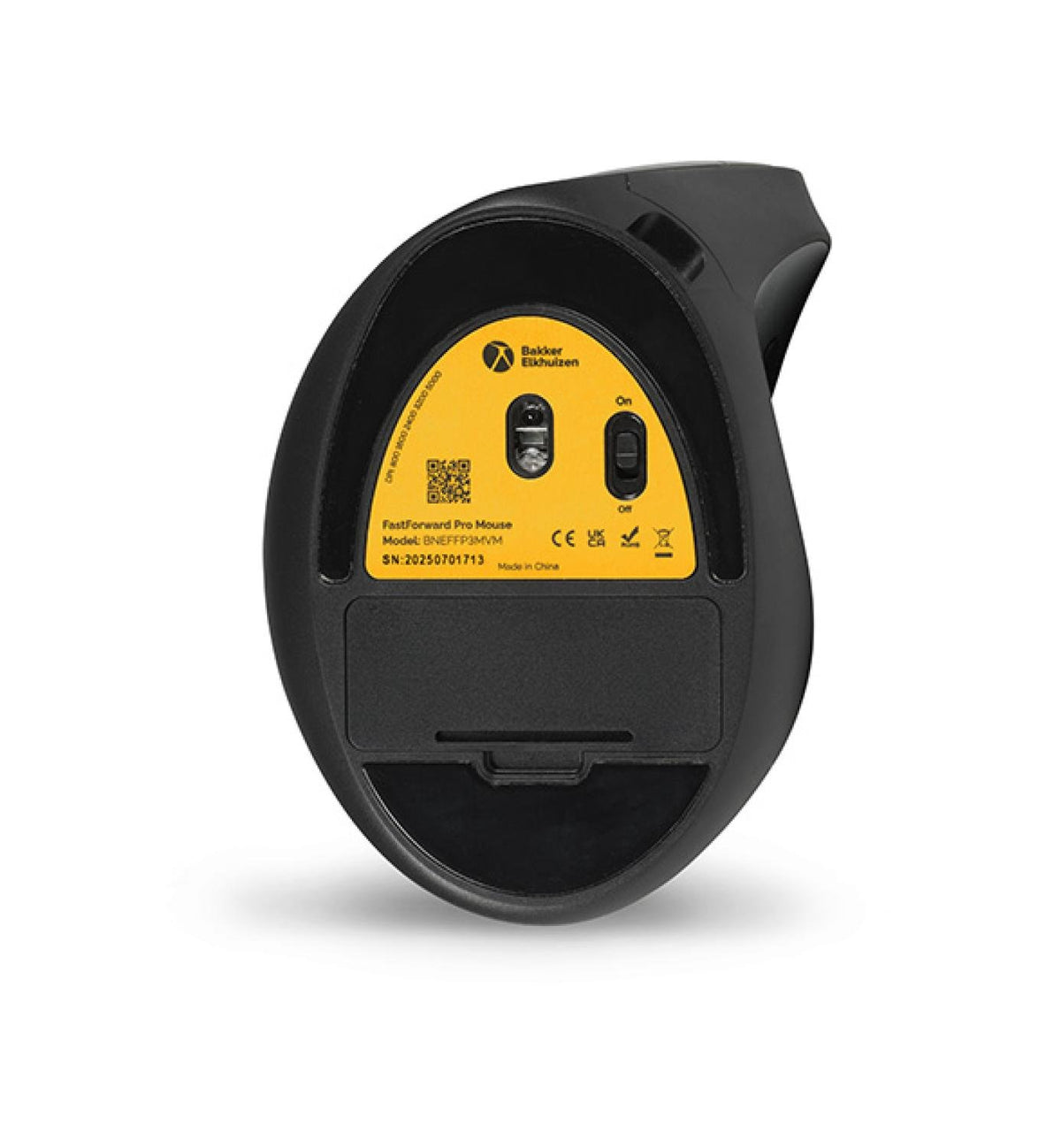 BakkerElkhuizen FastForward Pro mouse souris Bureau Droitier RF Wireless + Bluetooth + USB Type-C Optique 5000 DPI