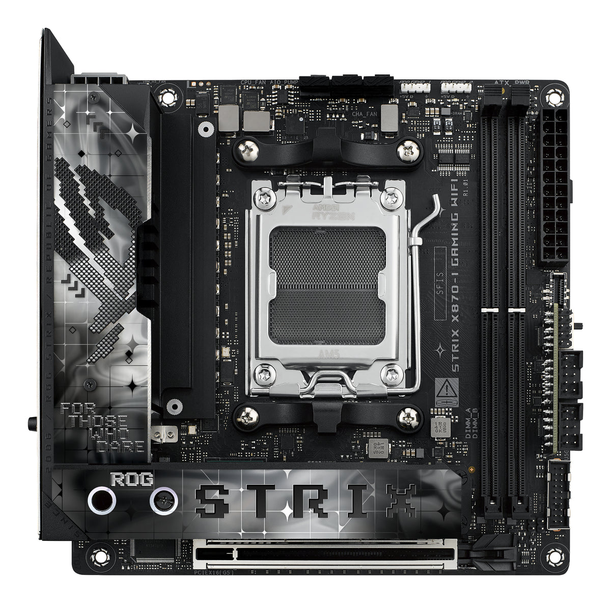ASUS ROG STRIX X870-I GAMING WIFI Carte Mère AMD X870 Socket AM5 mini ITX