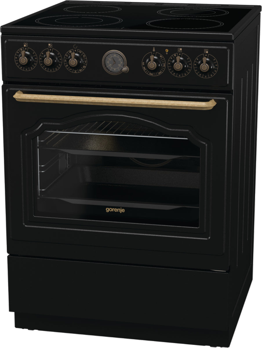 Gorenje GECS6B71CLB Cuisinière Electrique Céramique Noir