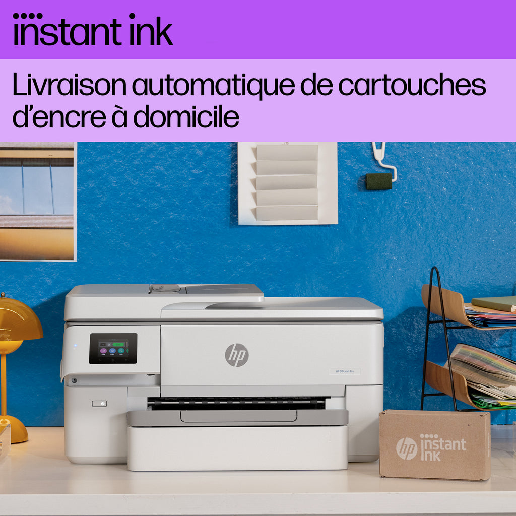 HP OfficeJet Pro 9720e Sans fil All-in-One Couleur Imprimante, Impression recto-verso; copieur, scanner