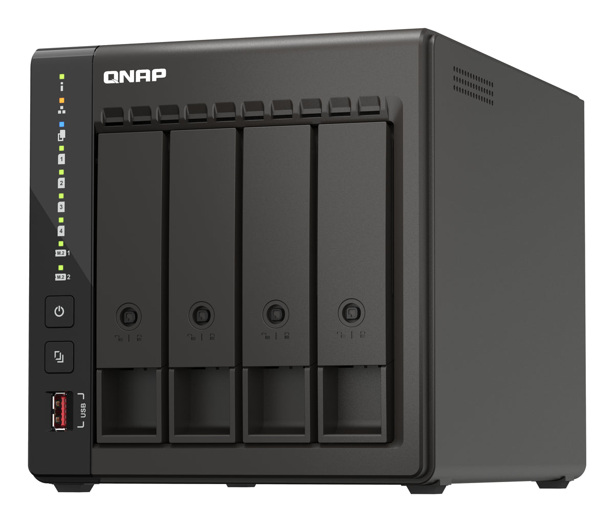 QNAP TS-453E NAS Tower Intel® Celeron® J6412 8 GB 0 TB QNAP QTS Nero