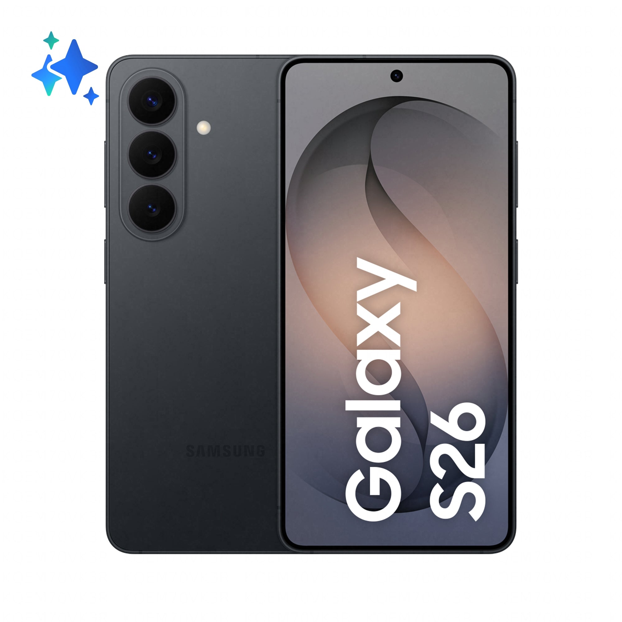Samsung Galaxy S26 16 cm (6.3") Double SIM Android 16.0 5G USB Type-C 12 Go 256 Go 4300 mAh Noir
