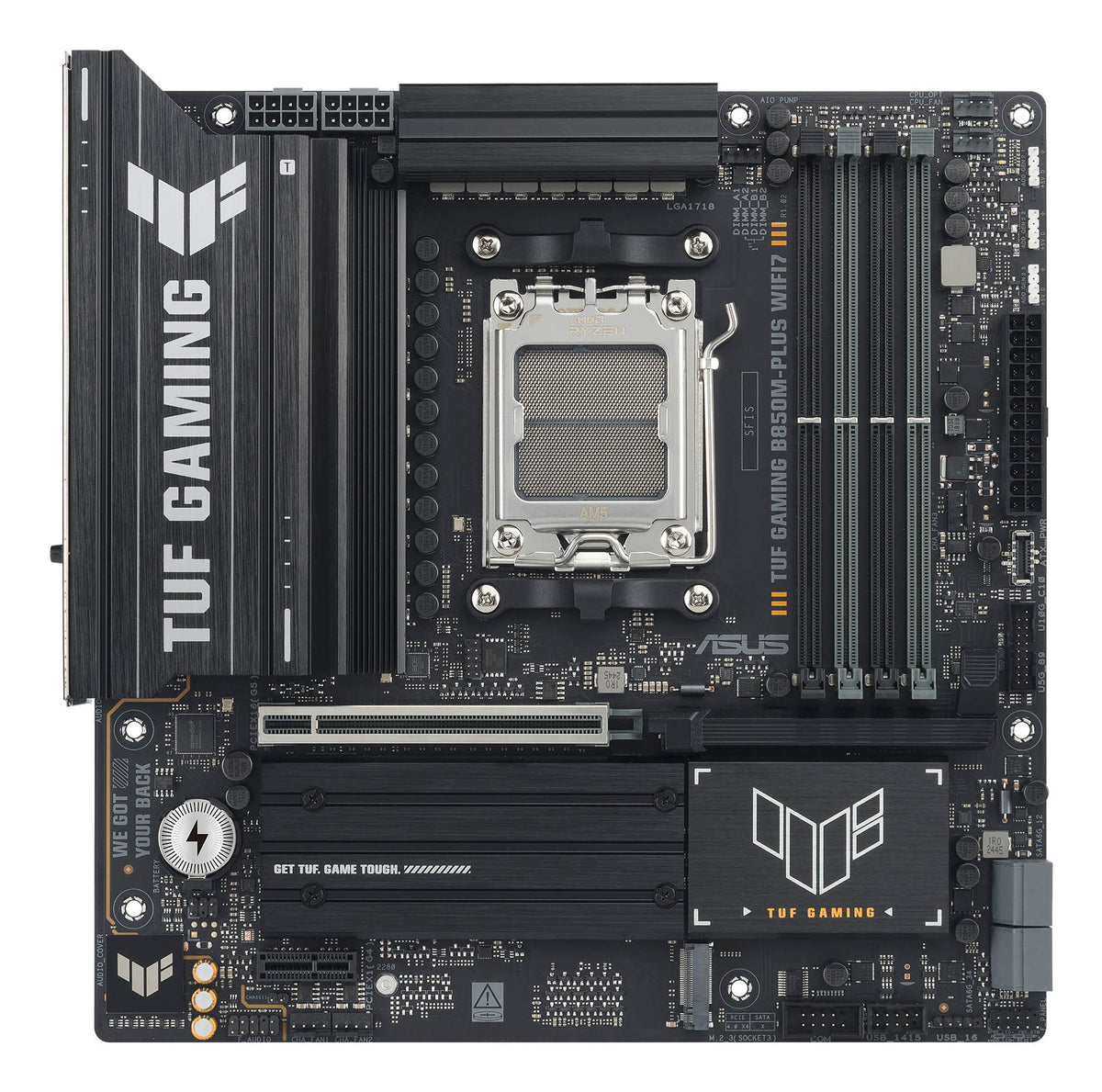 ASUS TUF GAMING B850M-PLUS WIFI7 Carte Mère AMD B850 Socket AM5 micro ATX