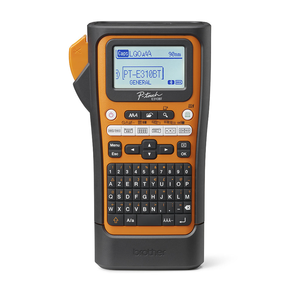 Brother PT-E310BTVP imprimante pour étiquettes Transfert thermique 180 x 180 DPI 20 mm/sec Avec fil &sans fil HSE/TZe Bl