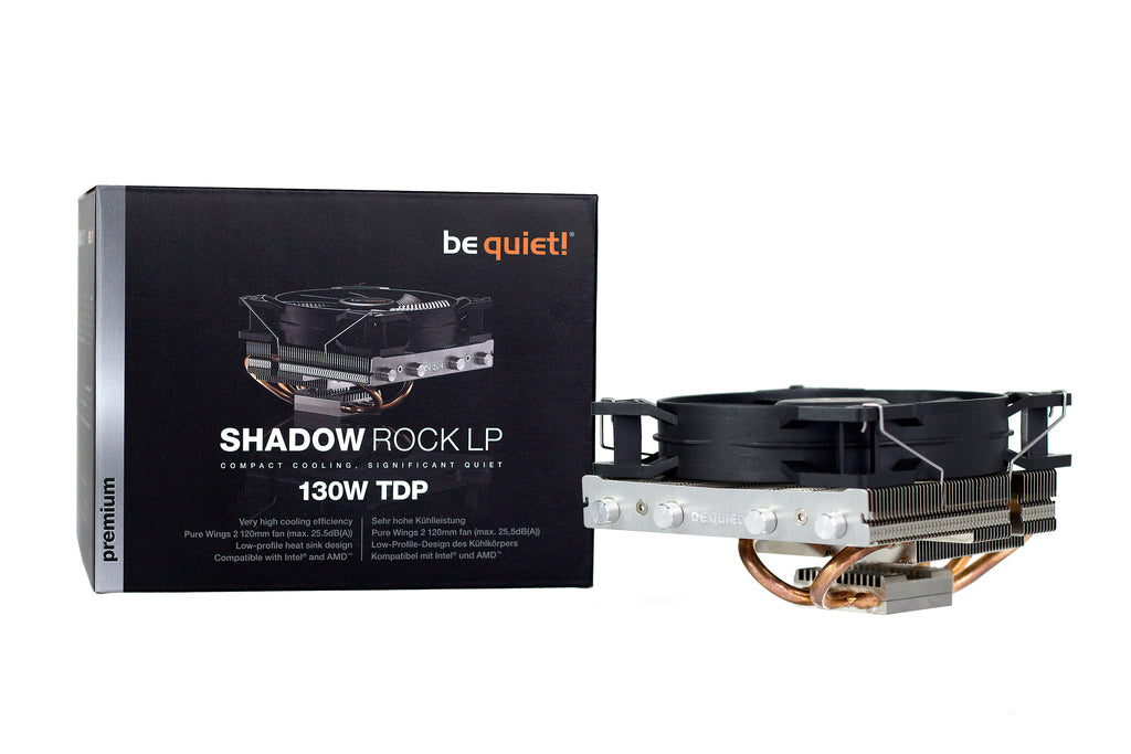 be quiet! Shadow Rock LP Ventirad Mono Tour Low Profile pour Sockets Intel et AMD