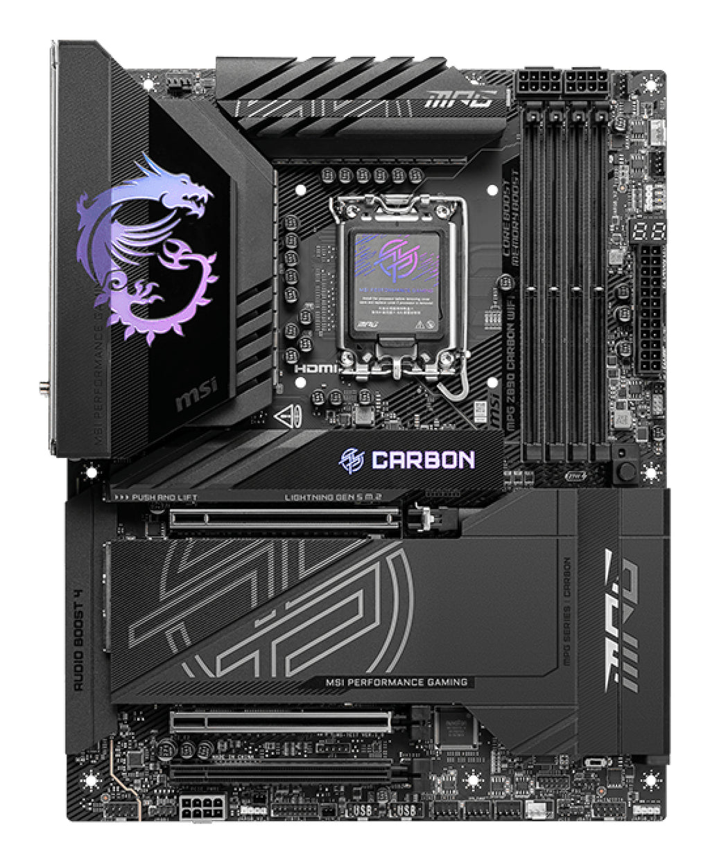 MSI MPG Z890 CARBON WIFI carte mère Intel Z890 LGA 1851 (Socket V1) ATX