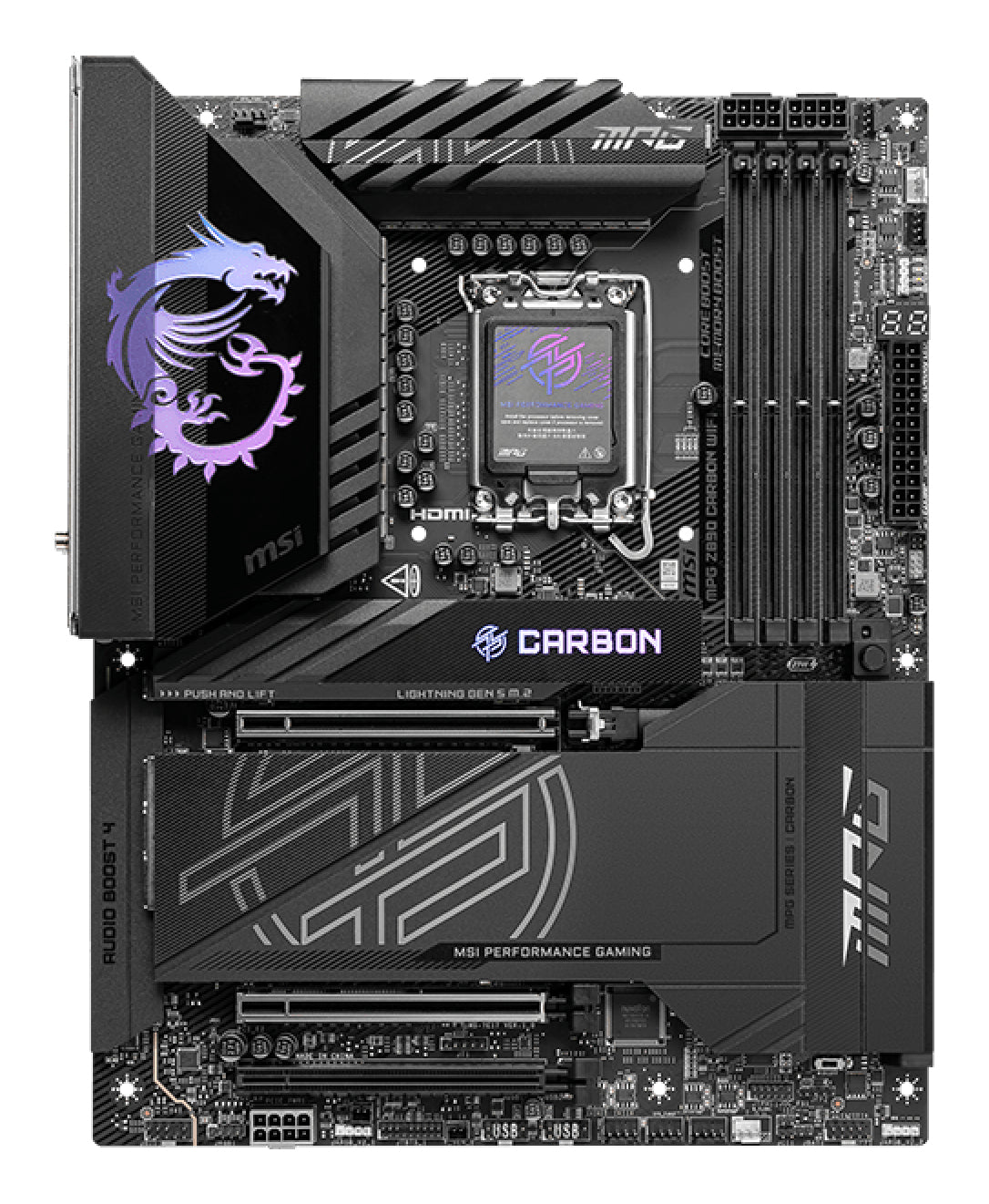 MSI MPG Z890 CARBON WIFI carte mère Intel Z890 LGA 1851 (Socket V1) ATX