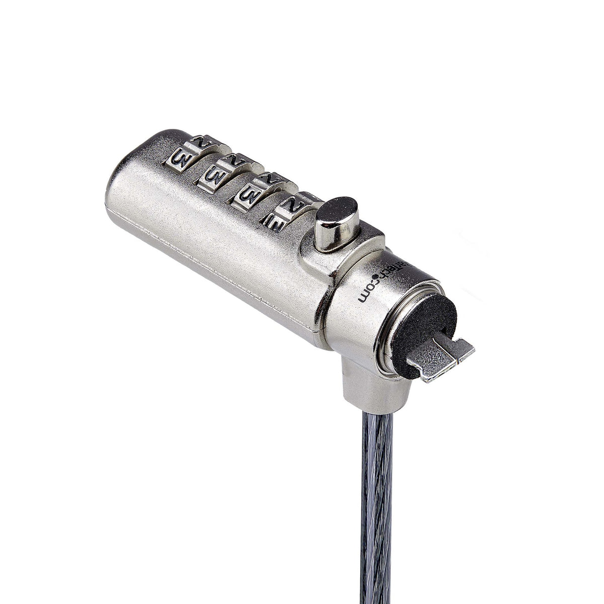 StarTech.com Antivol pour Ordinateur Portable K-Slot, Câble en Acier 1,5m, Serrure à Combinaison