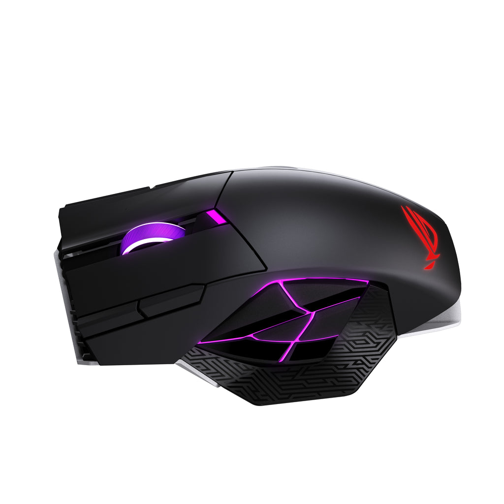 ASUS ROG Spatha X 65K souris Gaming Droitier RF Wireless + Bluetooth + USB Type-A Optique 65000 DPI