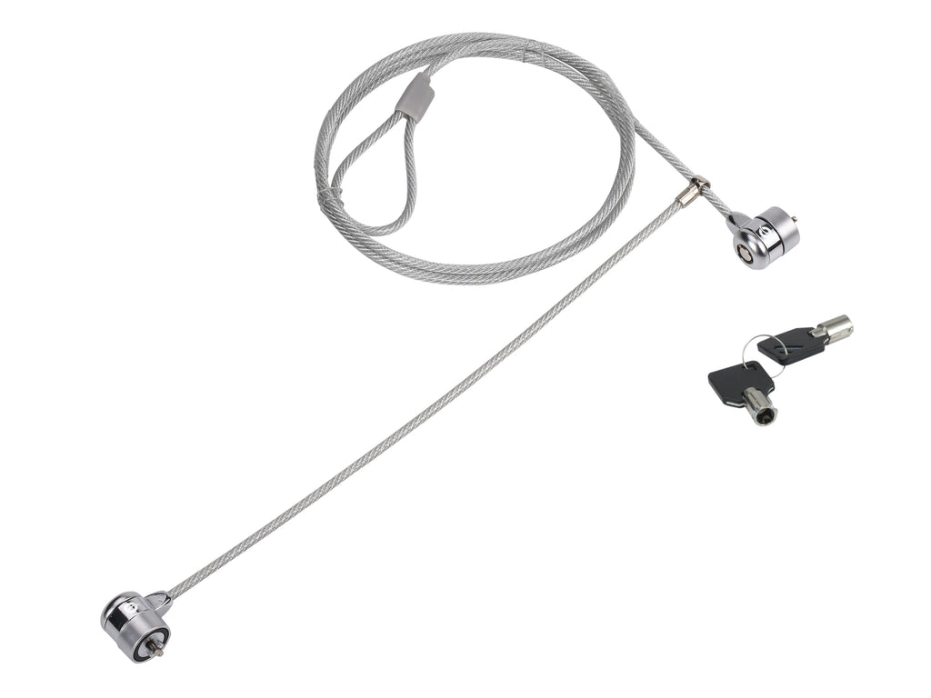 Conceptronic CNBSLOCK15T Câble Antivol Argent, 1,5 m