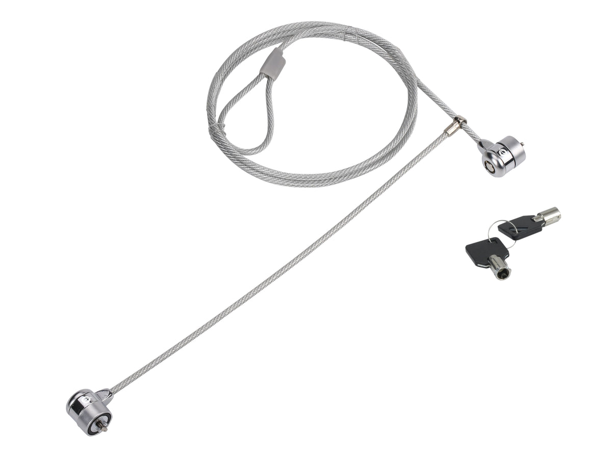 Conceptronic CNBSLOCK15T Câble Antivol Argent, 1,5 m