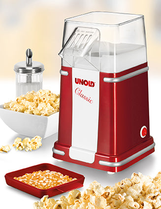 Unold Classic machine à popcorn Rouge, Argent, Blanc 900 W