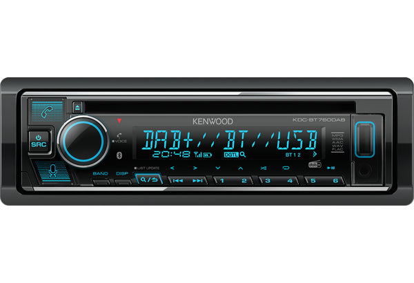 Kenwood KDC-BT760DAB Noir 50 W Bluetooth