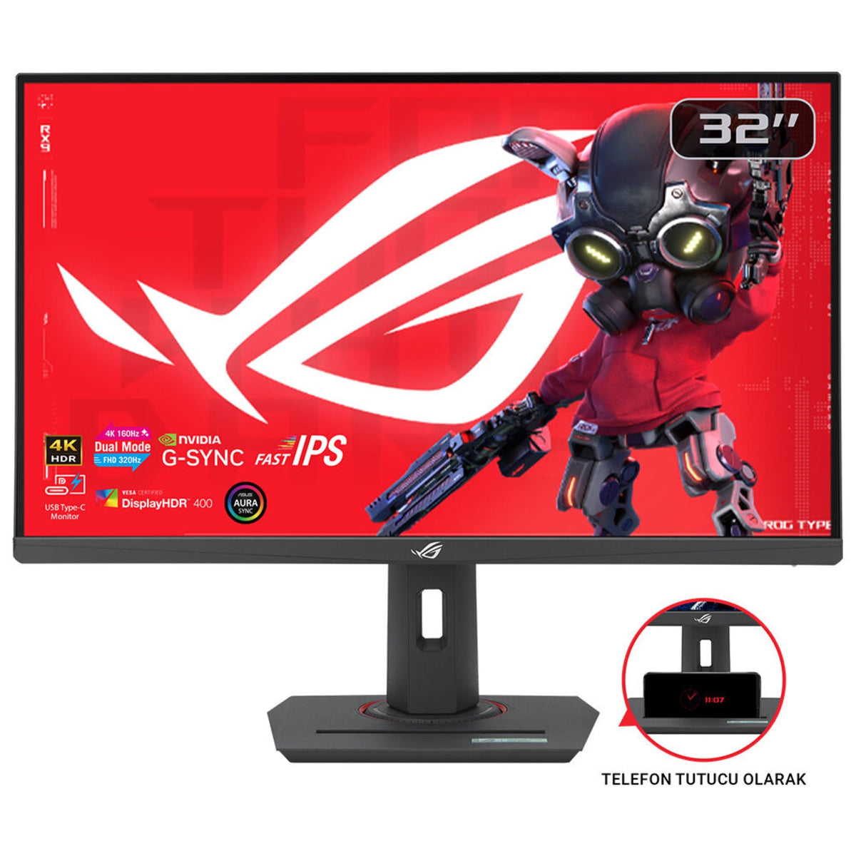 ASUS ROG Strix XG32UCG Moniteur PC 31.5" 4K Ultra HD LCD Noir