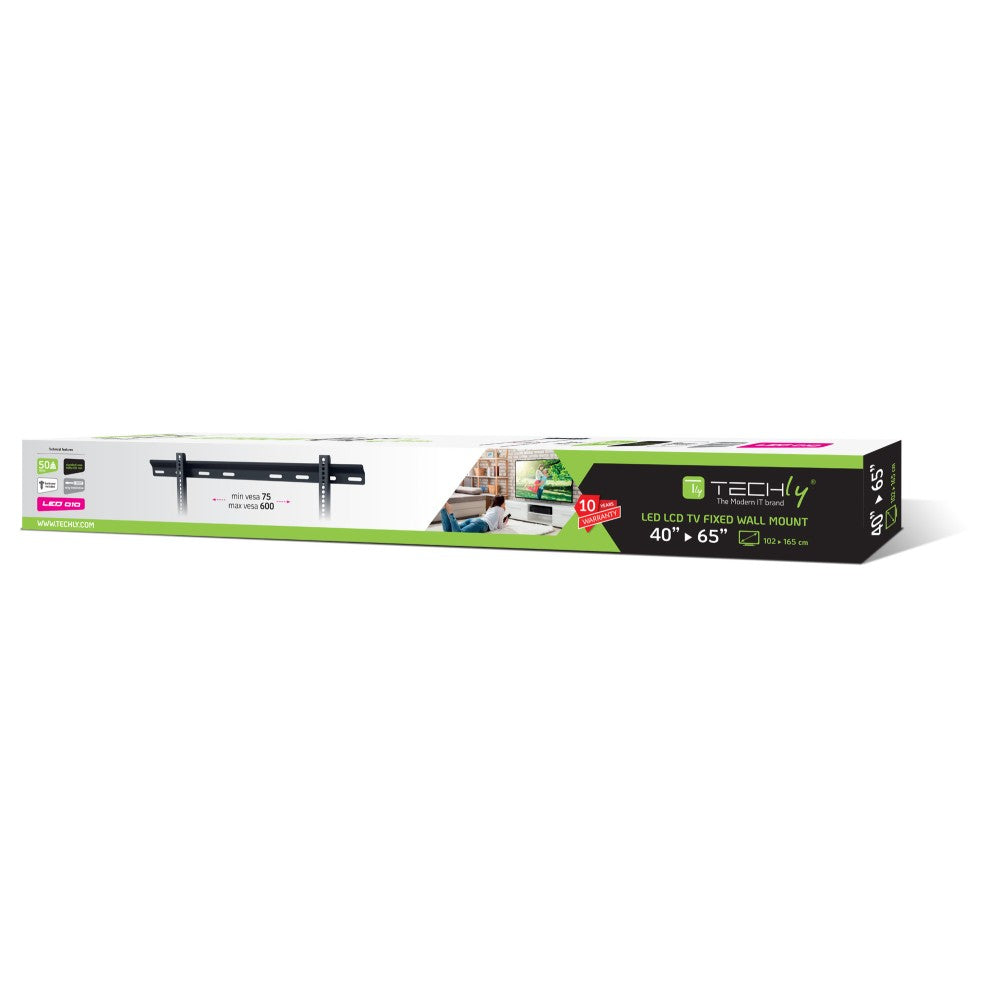 Support Mural pour TV 40" à 65", Charge 50 kg, Noir