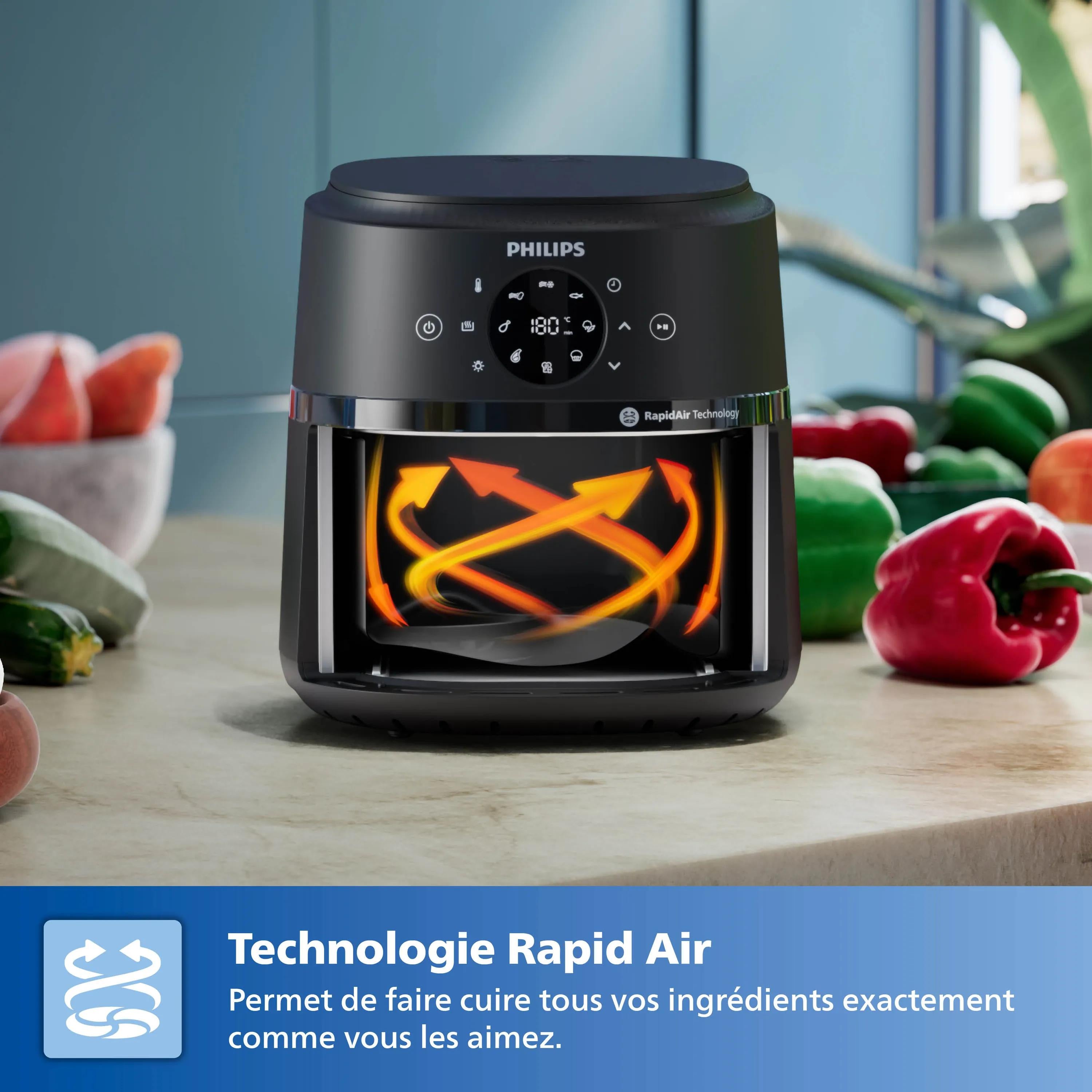 Philips 2000 series NA221/00 Airfryer série 2000 4,2 l (argent)