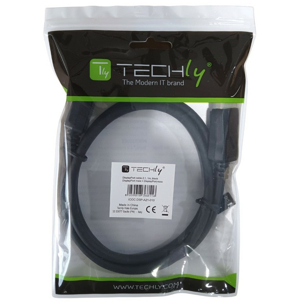 Câble DisplayPort ICOC-DSP-A21-020, 2 m, Noir