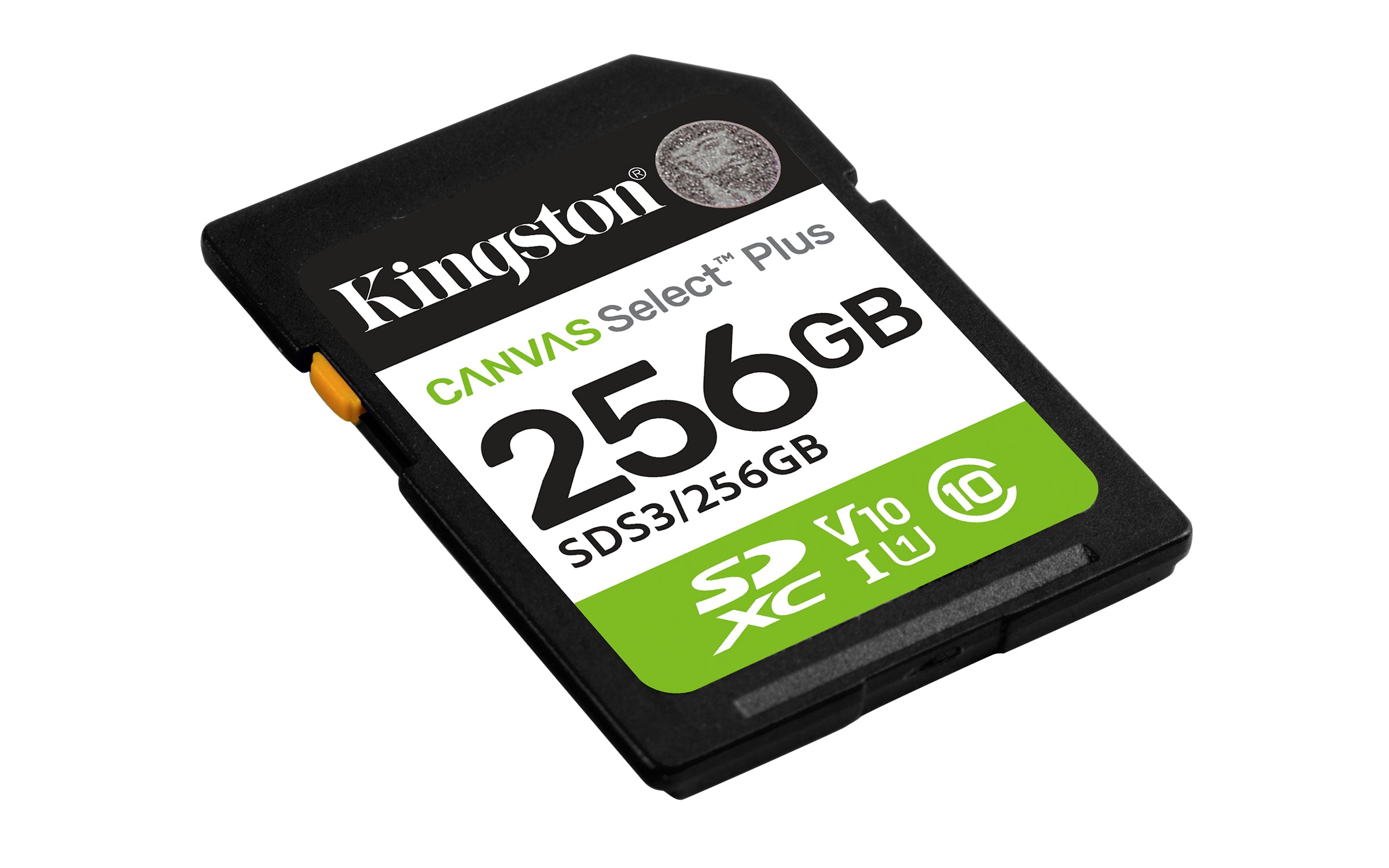 Kingston Technology 256 Go SDXC Canvas Select Plus Gen3 150 Mo/s C10 UHS-I U1 V10