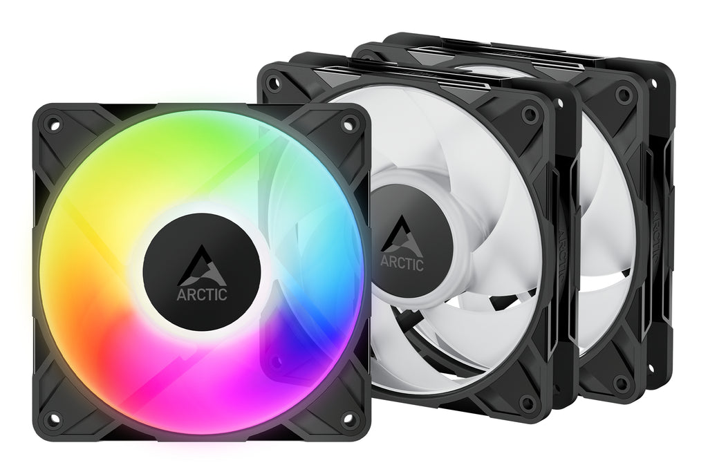 ARCTIC Freezer P12 Pro A-RGB Boitier PC Ventilateur 12 cm Noir, Blanc 3 pièce(s)