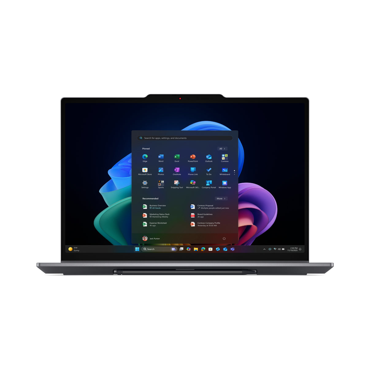 Lenovo ThinkPad X1 2-in-1 Gen 11 Aura Edition Copilot+ PC, Intel Core Ultra X7 368H, 14" Tactile 2.8K, 64 Go RAM, 1 To S