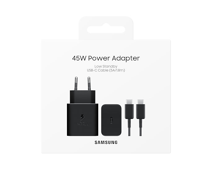 Samsung Samsung EP-T4511XBEGWW chargeur d'appareils mobiles Universel Noir Secteur Charge rapide Intérieure
