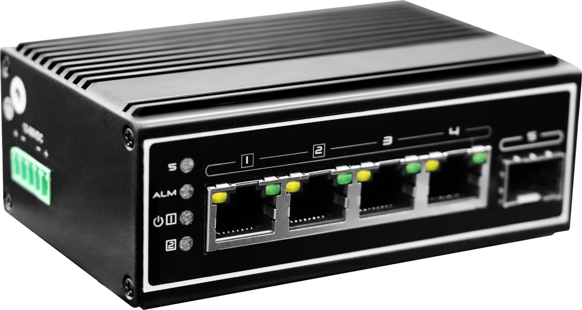 LevelOne IGP-0502 commutateur réseau Non-géré Gigabit Ethernet (10/100/1000) Connexion Ethernet, supportant l'alimentati