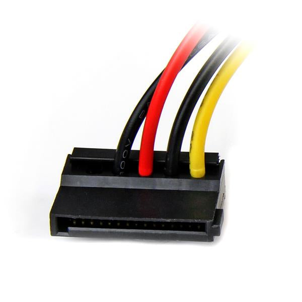 StarTech.com Adaptateur d'alimentation LP4 vers SATA Angle Gauche 4 Broches - 15 cm