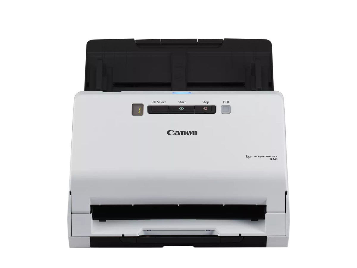 Canon imageFORMULA R40 Scanner à feuille et Chargeur Automatique de Documents, 600 x 600 DPI, A4, Noir et Blanc