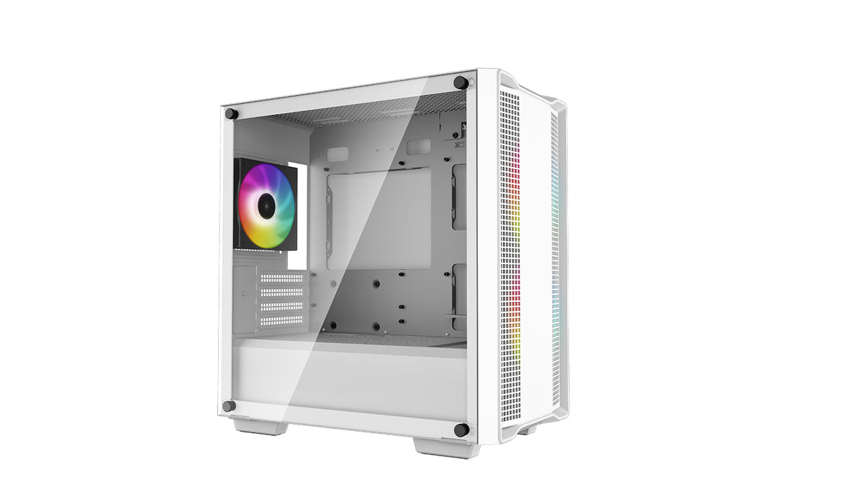DeepCool CC360 WH ARGB Boîtier Tower Mini ITX Blanc