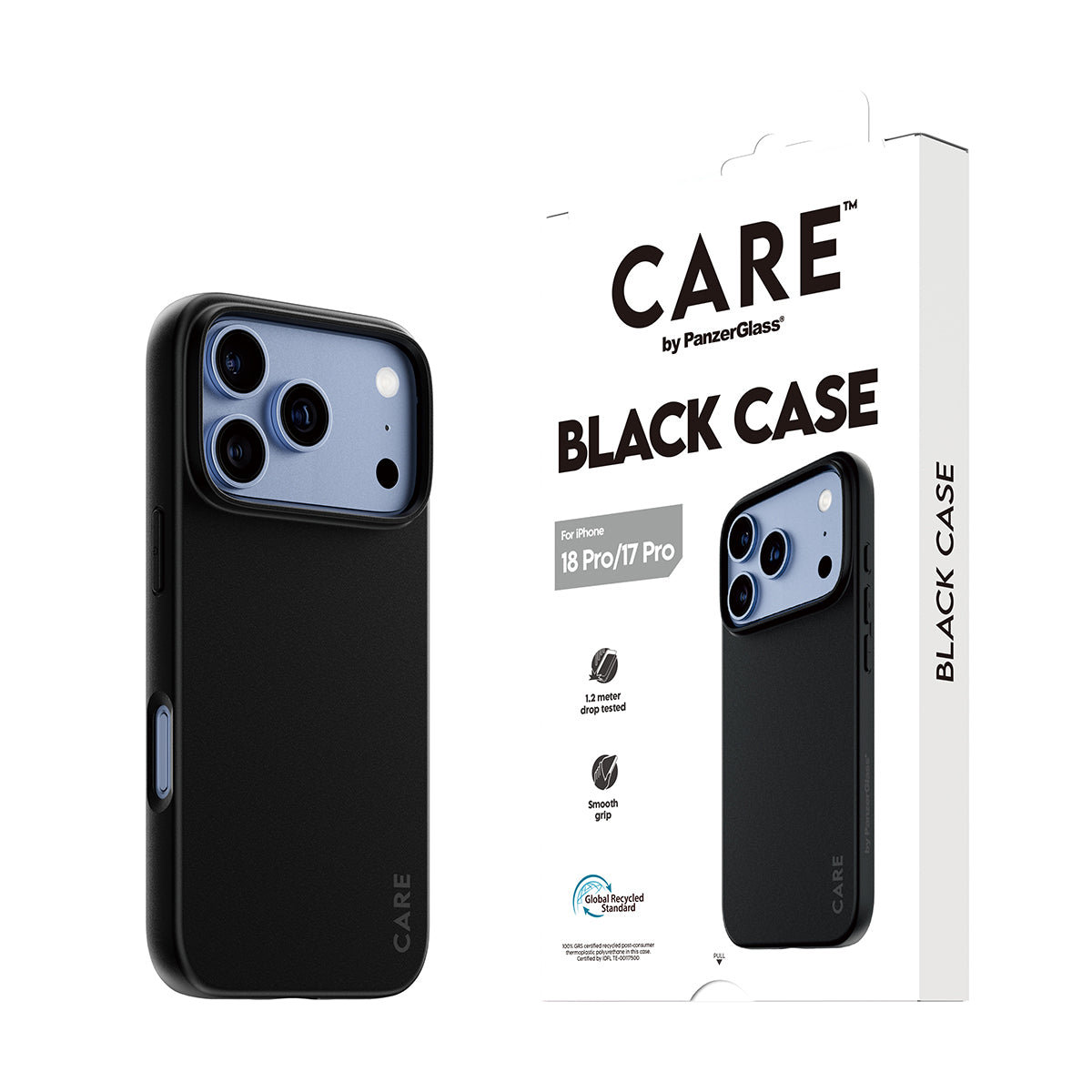 PanzerGlass CARE™ by ® TPU Case Black iPhone 18 Pro | 17 Pro coque de protection pour téléphones portables Housse Noir - vue 6
