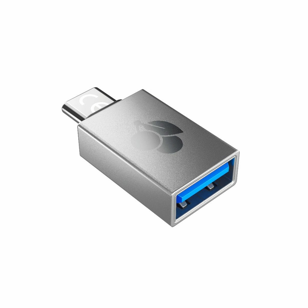 CHERRY 61710036 Adaptateur USB-A vers USB-C, Argent