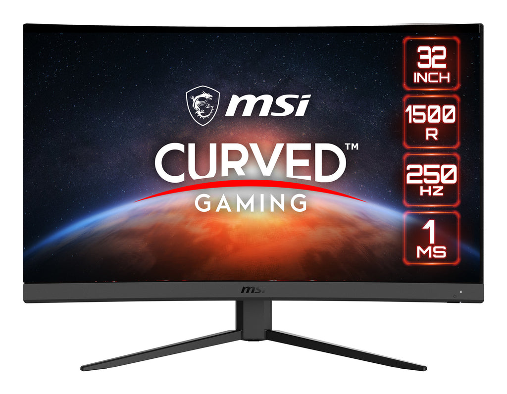 MSI G32C4X Écran Gaming Courbe 31.5" Full HD 1920 x 1080, 250Hz, 1ms, Noir