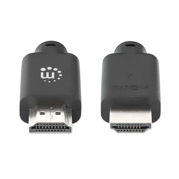 Manhattan Câble HDMI 4K@60Hz avec Ethernet, 1,5 m, Ultra HD 4K x 2K, Noir