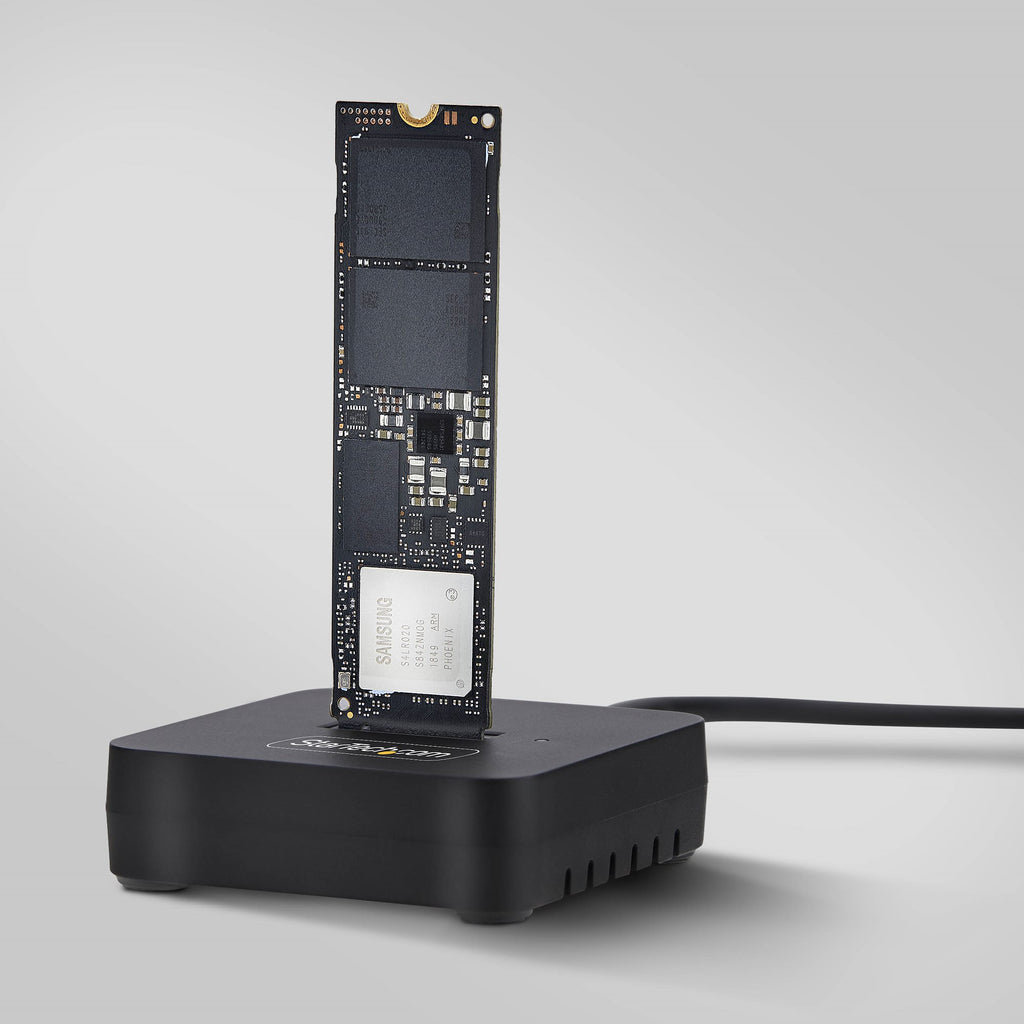 StarTech.com Adaptateur Dock USB-C/USB-A vers M.2 NVMe, 10 Gbps, Lecteur SSD Externe Sans Outil, B+M/M-Key