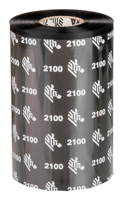 Zebra 2100 Wax ruban thermique 450 m Noir