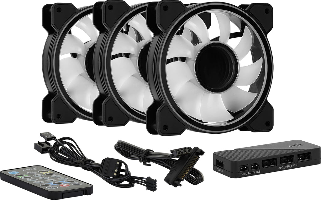 Aerocool Mirage 12 ARGB Pro Boitier PC Ventilateur 12 cm Noir