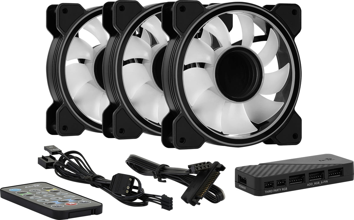 Aerocool Mirage 12 ARGB Pro Boitier PC Ventilateur 12 cm Noir