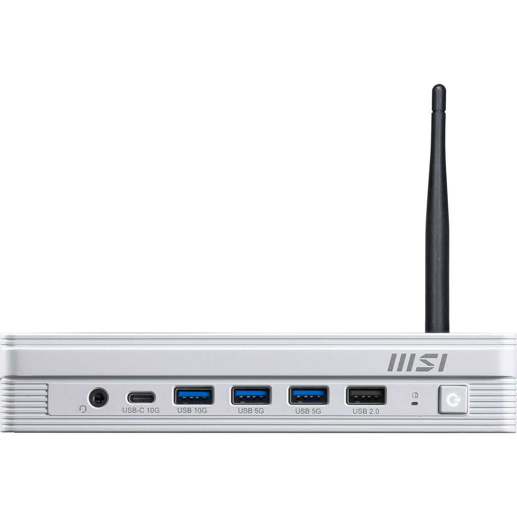 MSI PRO DP10 A14MG-007BEU PC/poste de travail Intel® Pentium® Gold G7400 1,1L mini PC Mini PC type barebone Blanc