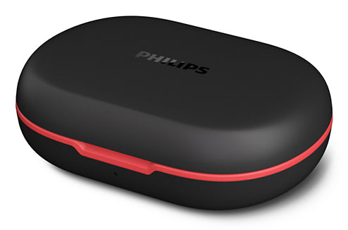 Philips 6000 series TAA6709BK/00 Casque True Wireless Stereo TWS Sport Bluetooth, Noir et Rouge