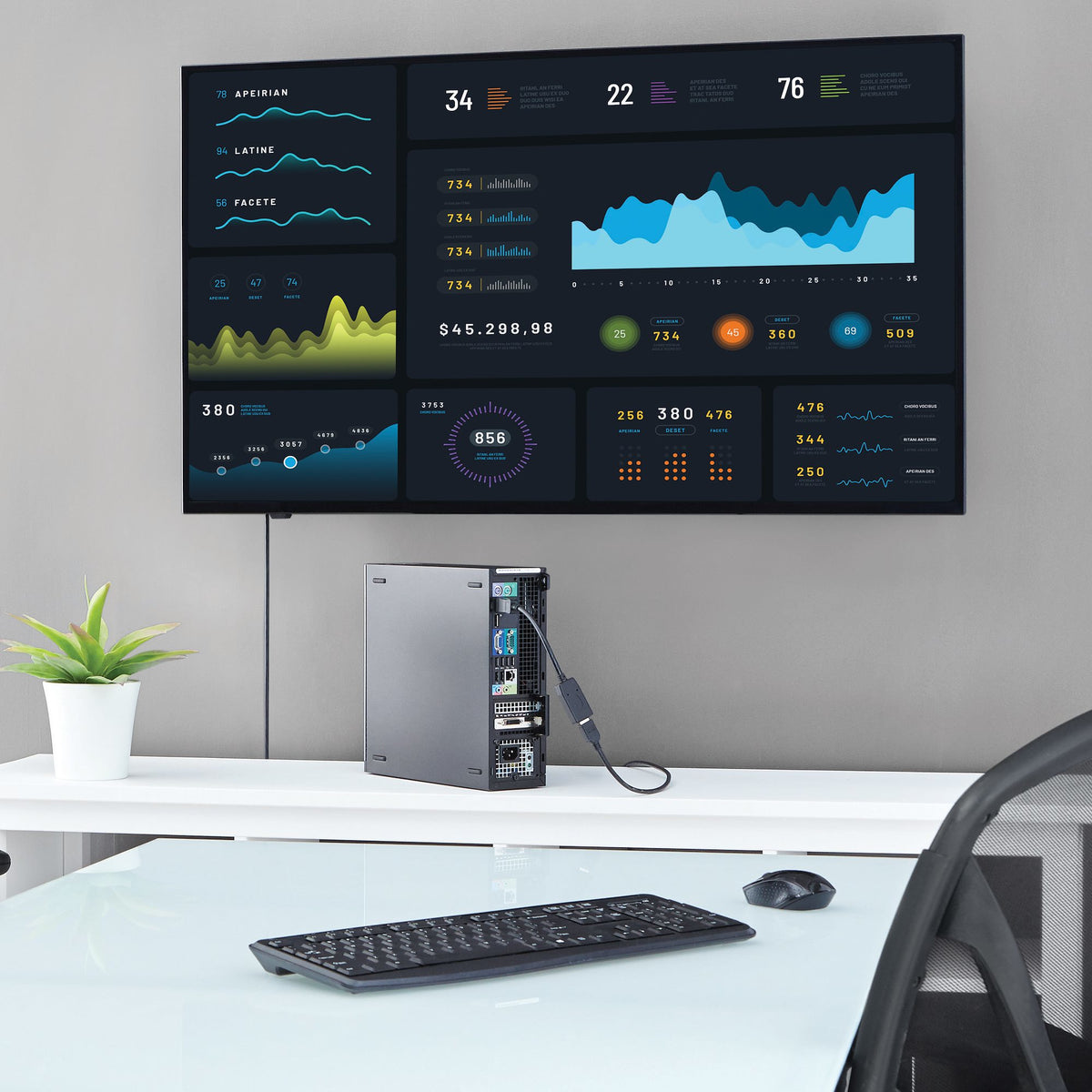 StarTech.com Adaptateur DisplayPort vers HDMI, Convertisseur Vidéo 1080p, Certifié VESA, Connecteur DP à Verrouillage