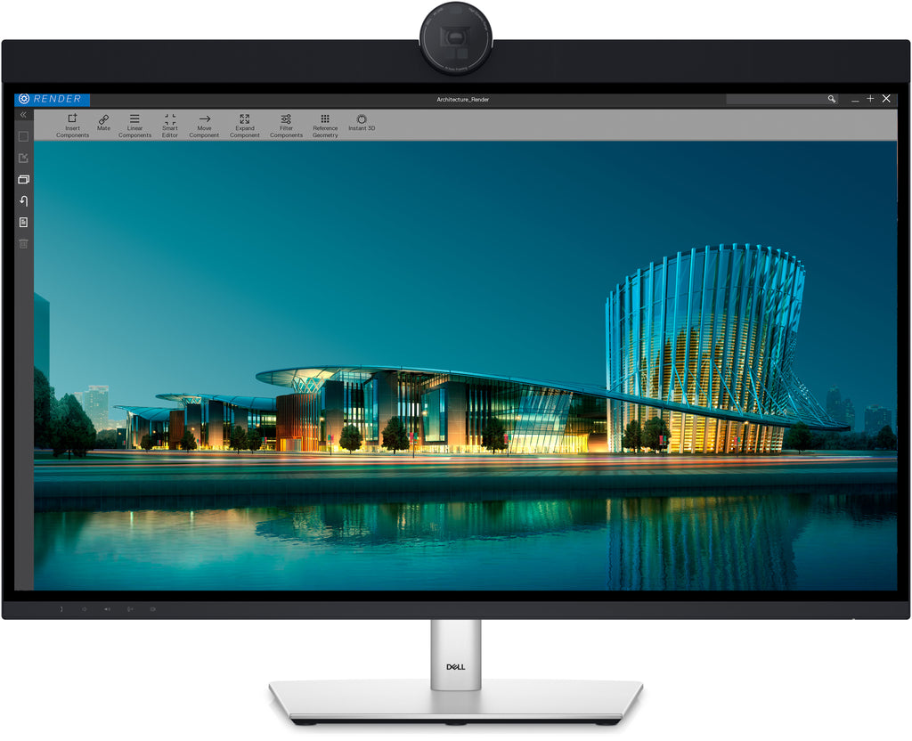 DELL UltraSharp U3224KBA écran plat de PC 80 cm (31.5") 6144 x 3456 pixels 6K Ultra HD LCD Noir, Argent