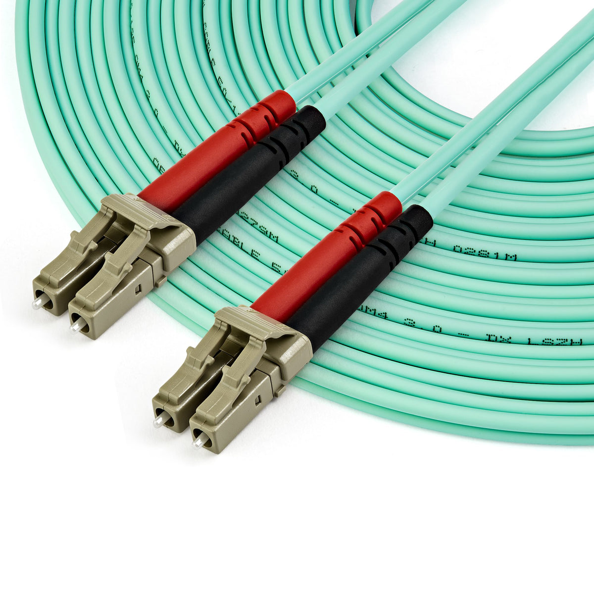 StarTech.com Câble Fibre Optique Multimode de 10m LC/UPC à LC/UPC OM4, Fibre Zipcord 50/125µm LOMMF/VCSEL, Réseaux 100G, Faible Perte d'Insertion, Cordon de Raccordement Fibre LSZH - vue 3