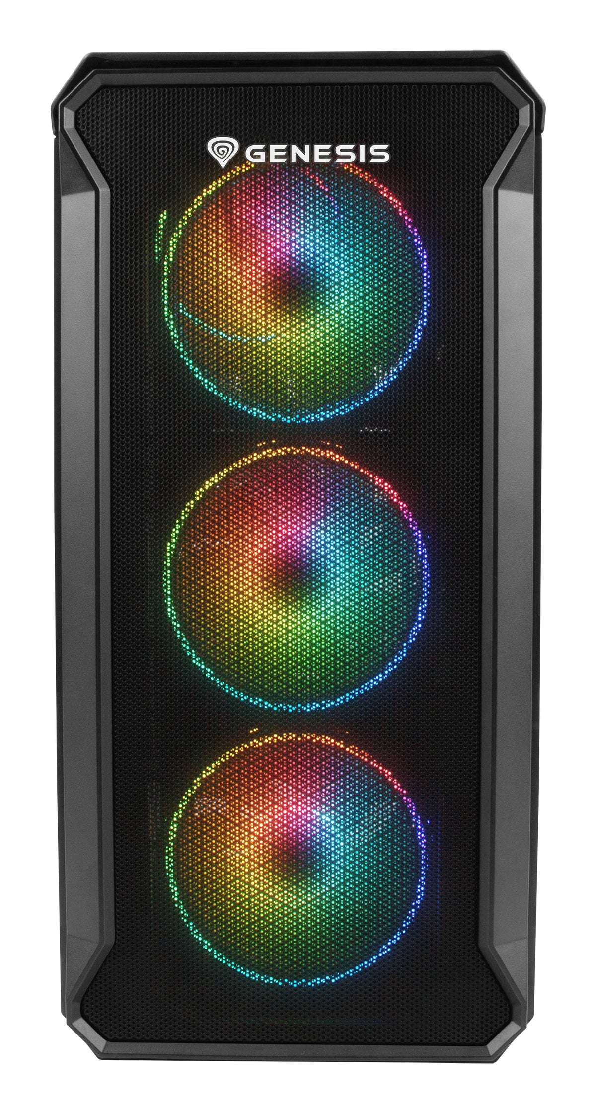 GENESIS Irid 503 ARGB Micro Tower Noir, Transparent