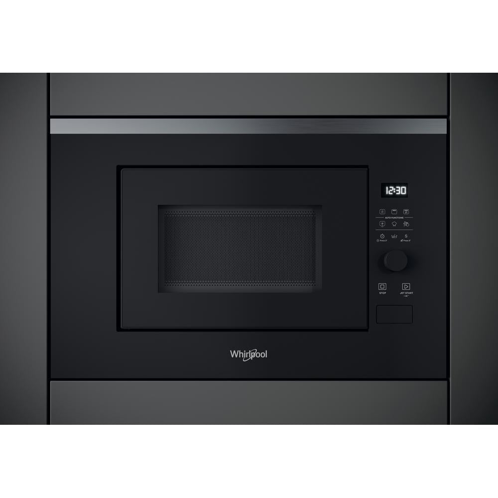 Whirlpool WMF201G Noir, Acier inoxydable Micro-ondes grill Intégré 20 L 800 W