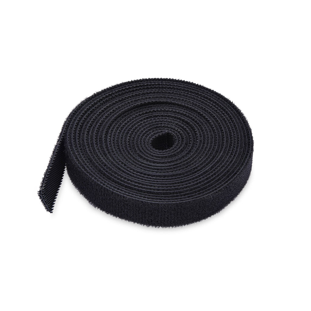 StarTech.com Rouleau de Bande Auto-Agrippante 22,8m x 1,27cm, Noir, Attaches de Câbles Réutilisables