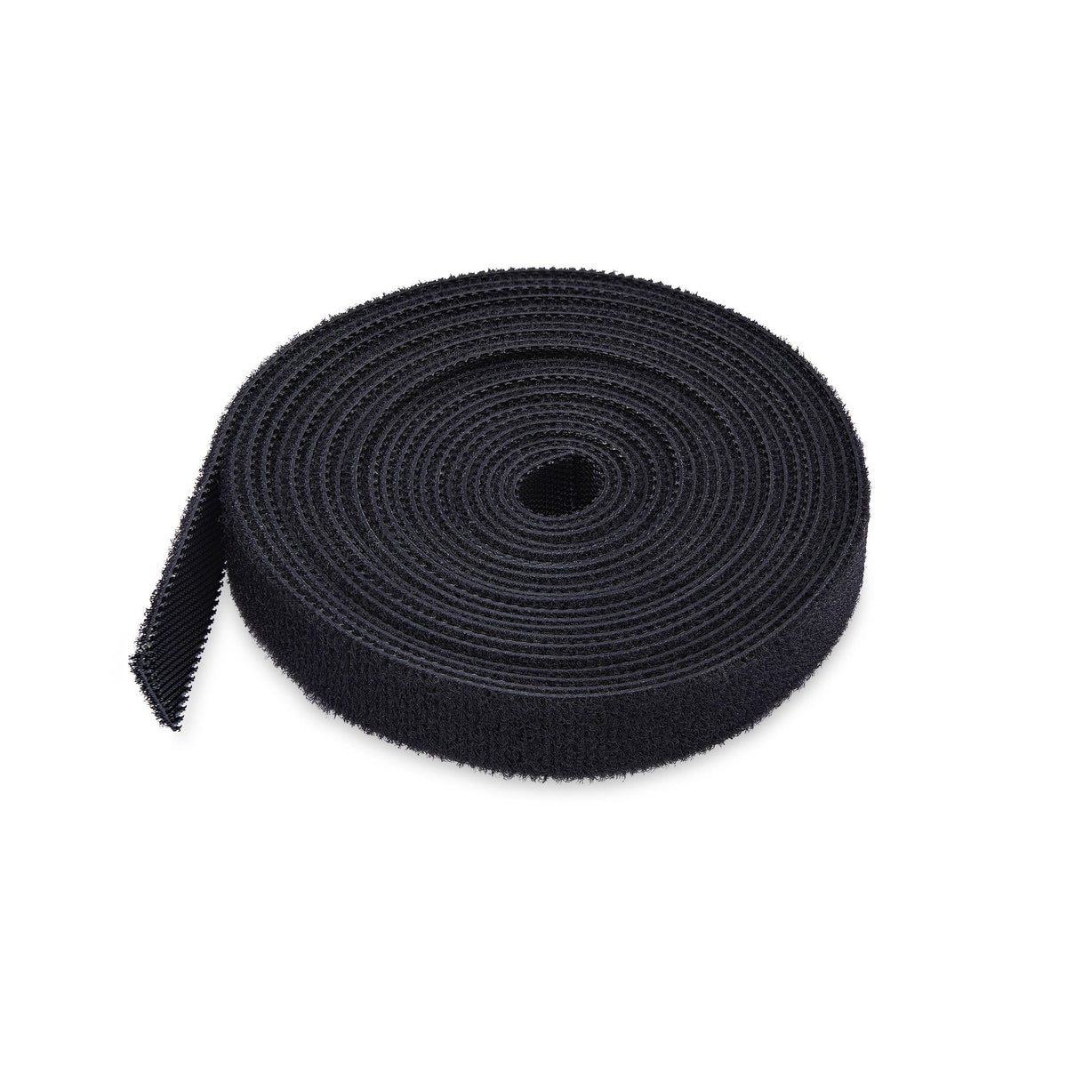 StarTech.com Rouleau de Bande Auto-Agrippante 22,8m x 1,27cm, Noir, Attaches de Câbles Réutilisables